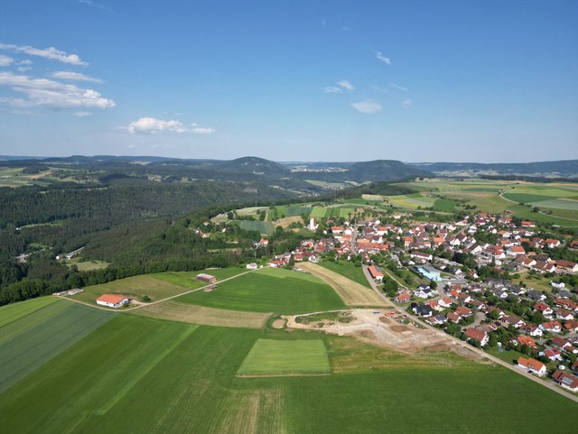 Luftbild vom Ortsteil Ewattingen